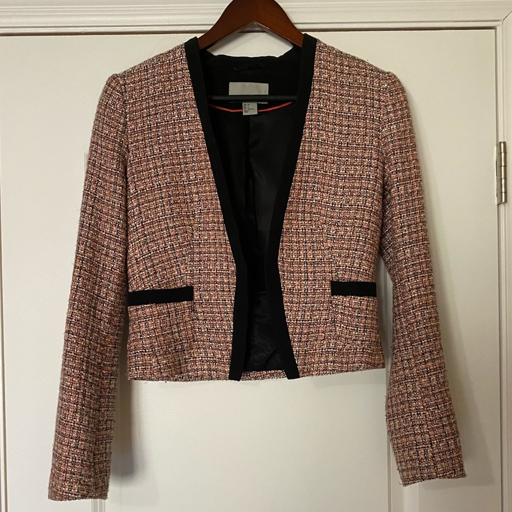 H&M tweed blazer